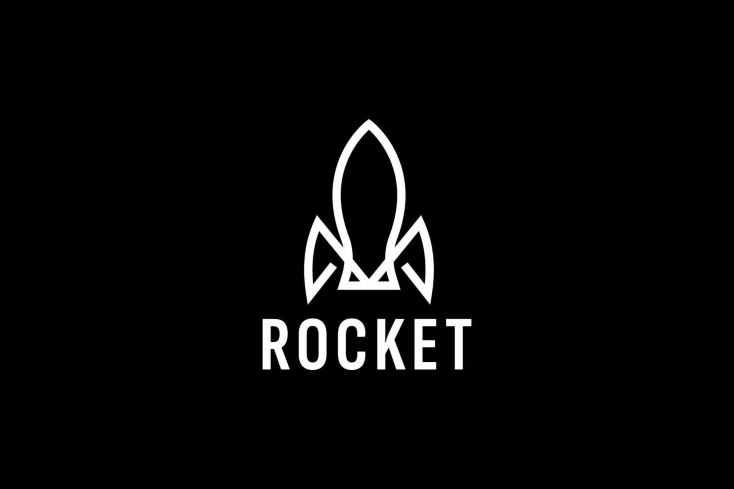 raket logo vector icoon illustratie
