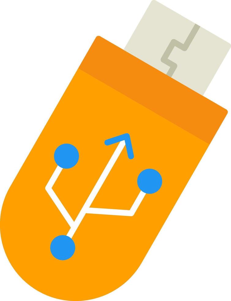 platte usb-pictogram vector