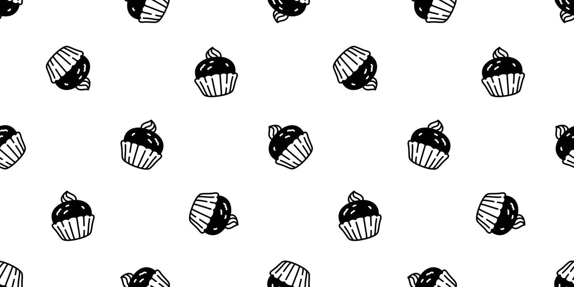 taart naadloos patroon koekje vector koekje zoute krakeling tussendoortje brood sjaal geïsoleerd behang tegel achtergrond tekenfilm tekening illustratie wit ontwerp