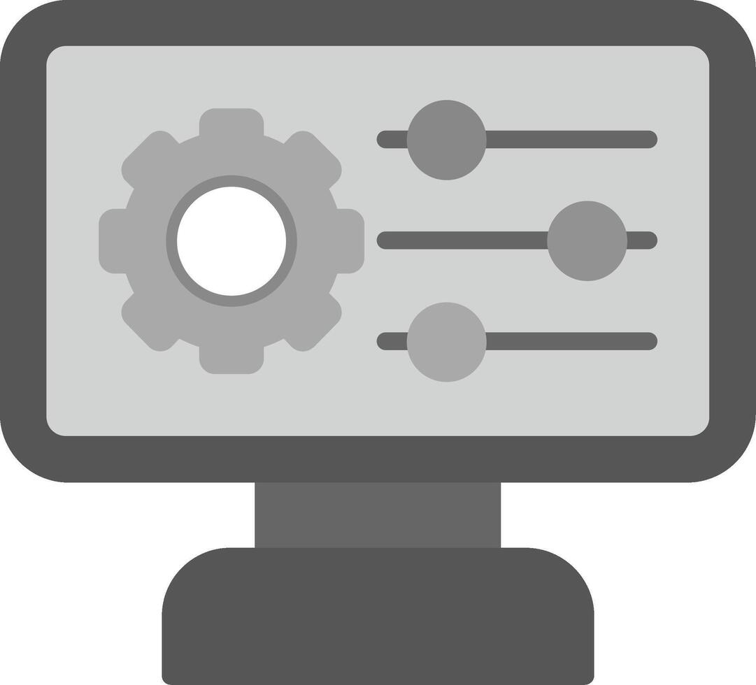 instellingen vector pictogram