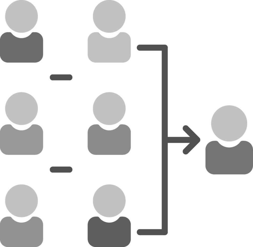 hiërarchie vector pictogram