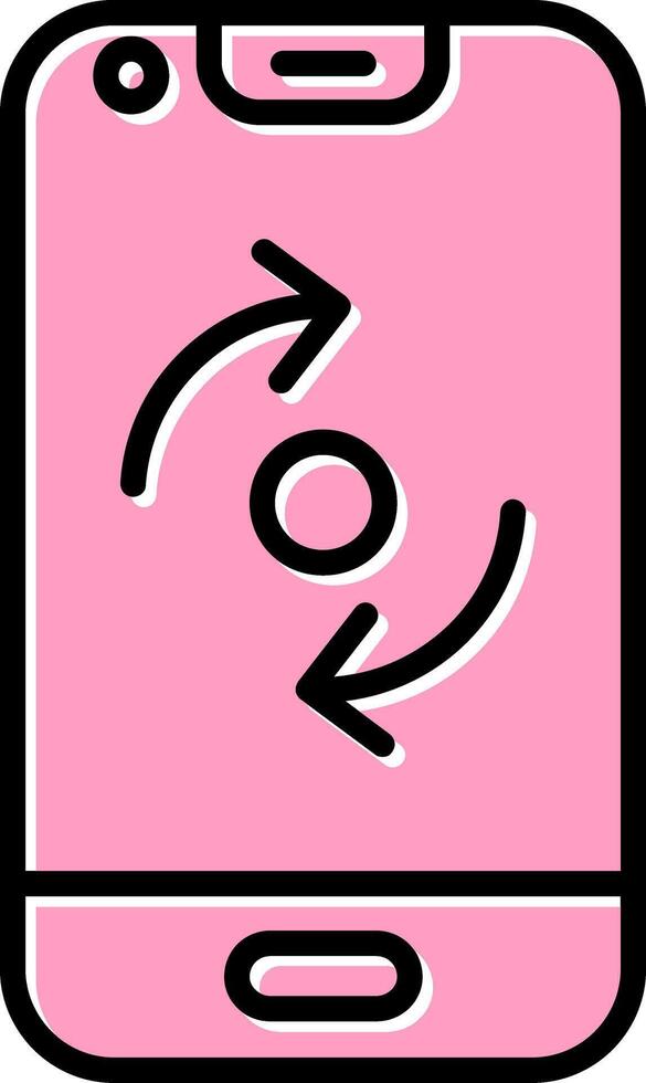 synchronisatie vector pictogram