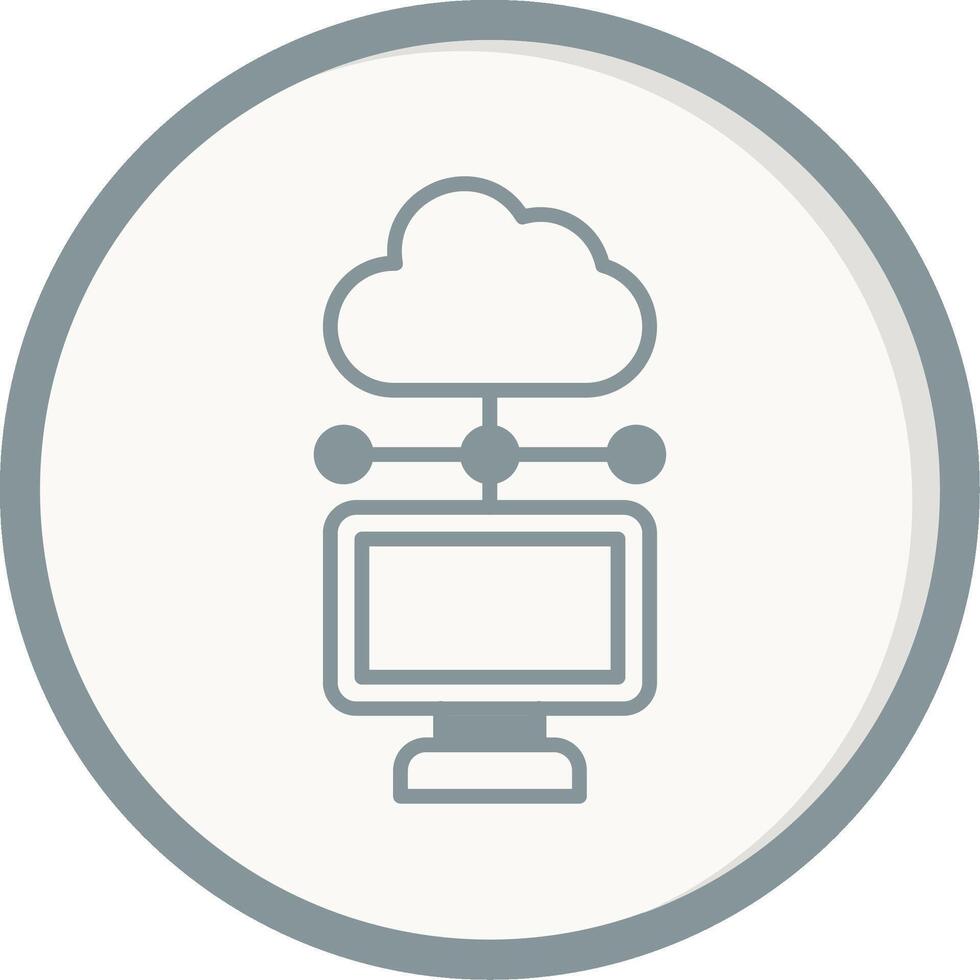 cloud computing vector icon