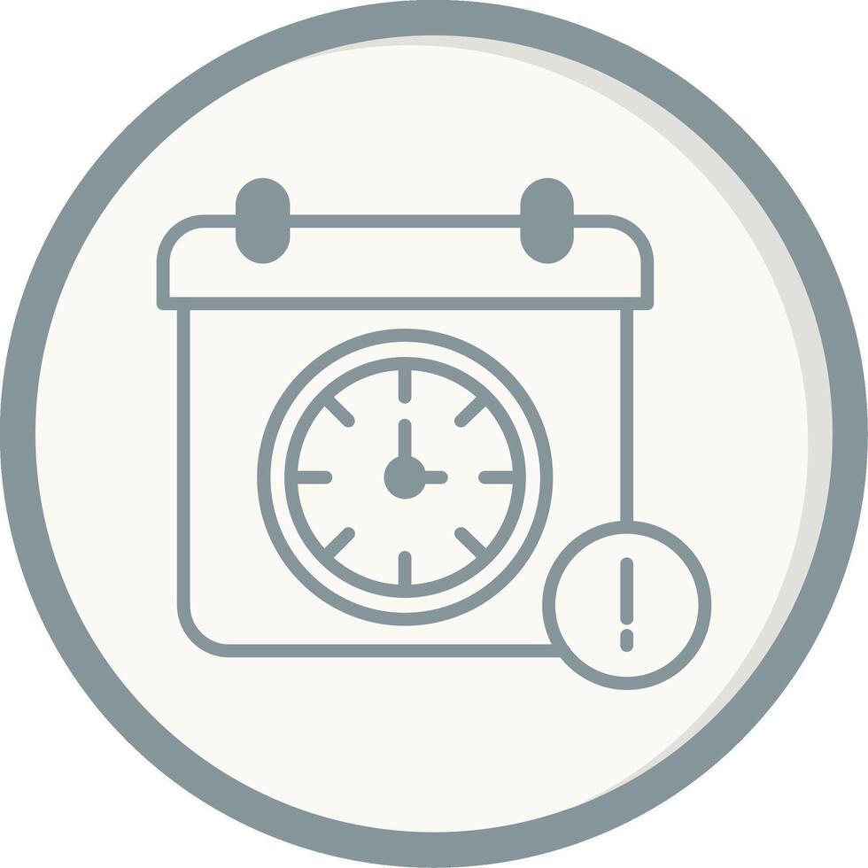 deadline vector pictogram