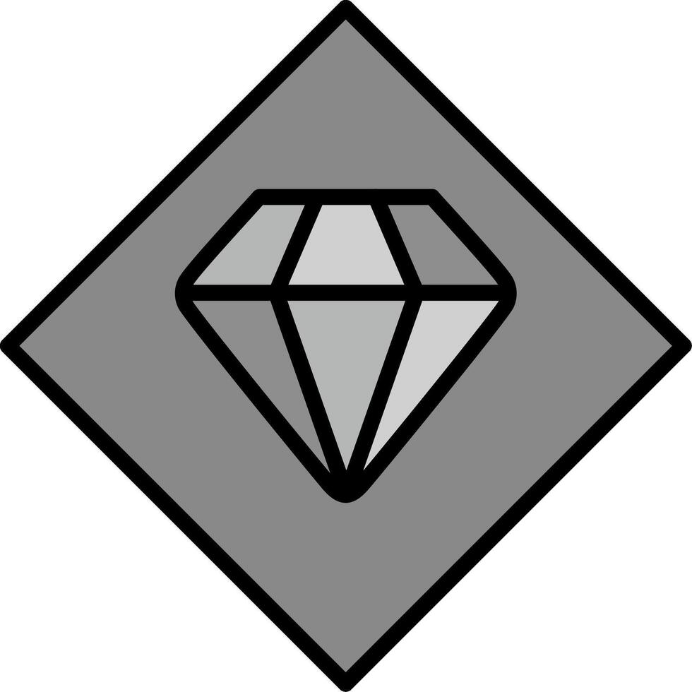 diamant vector pictogram