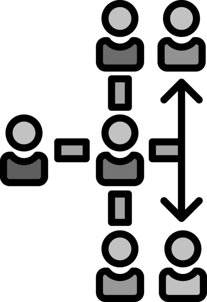 hiërarchie vector pictogram