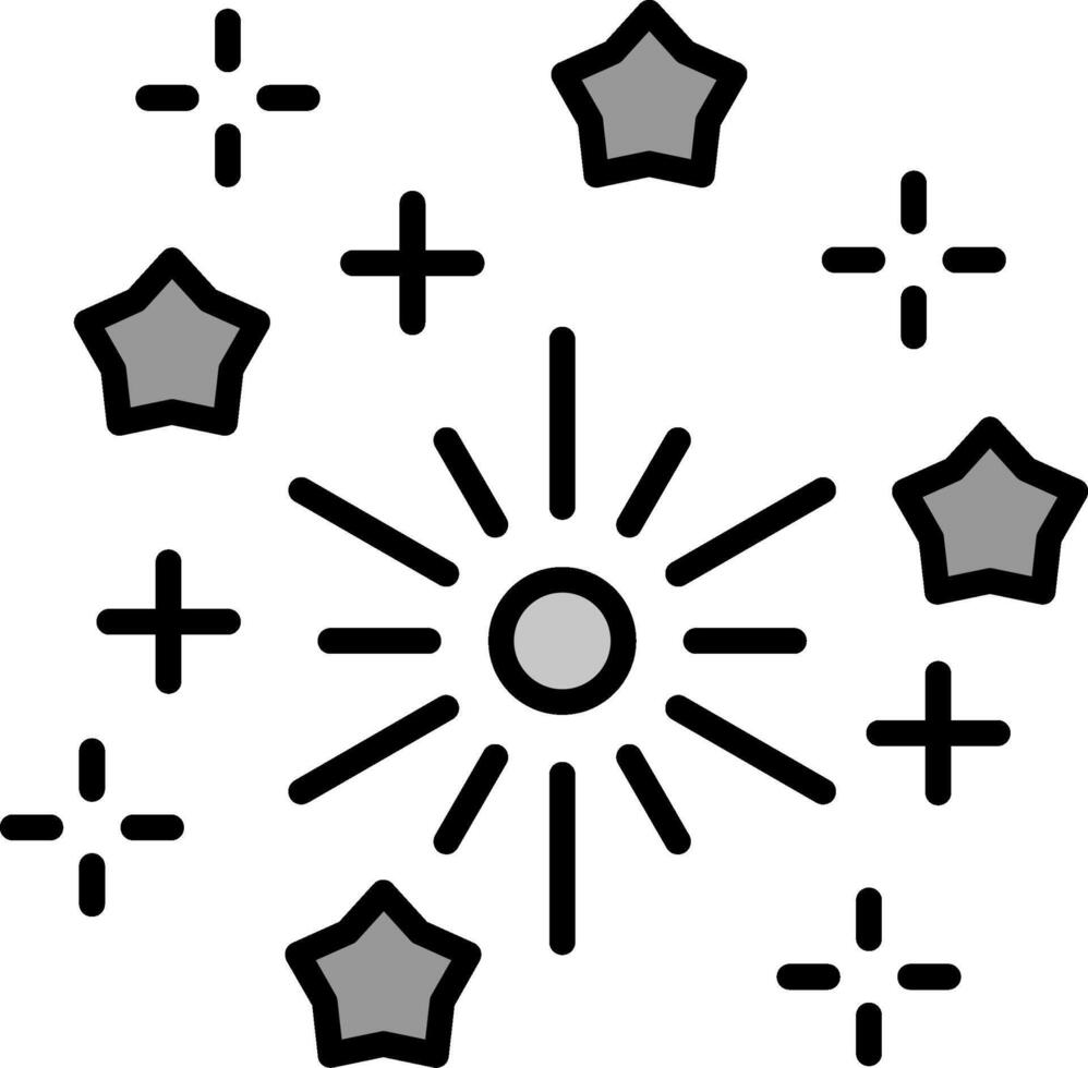 vuurwerk vector pictogram