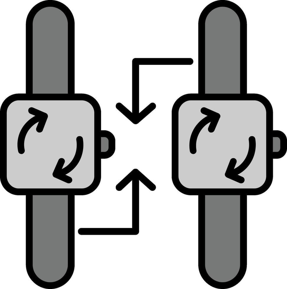 synchronisatie vector pictogram