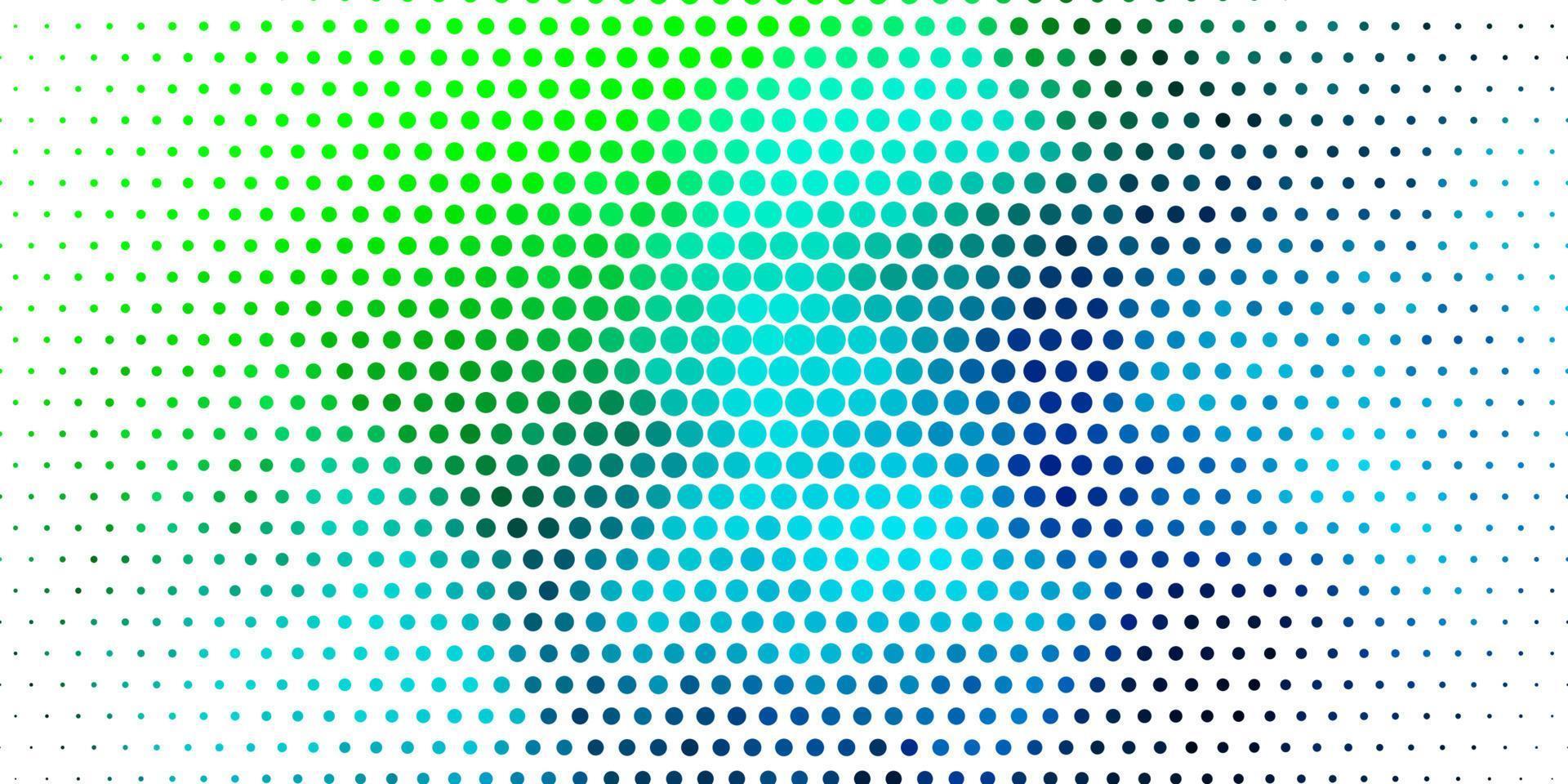 lichtblauwe, groene vectortextuur met schijven. vector