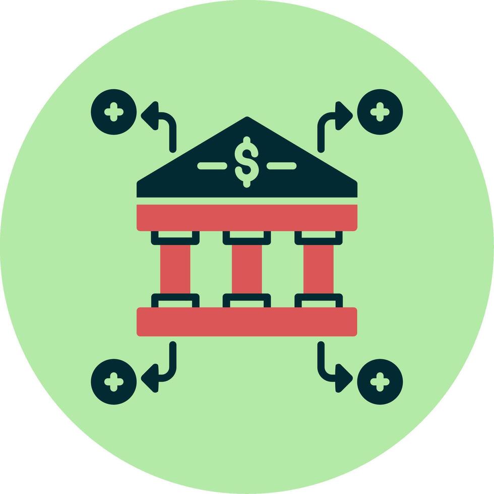 bank vector pictogram