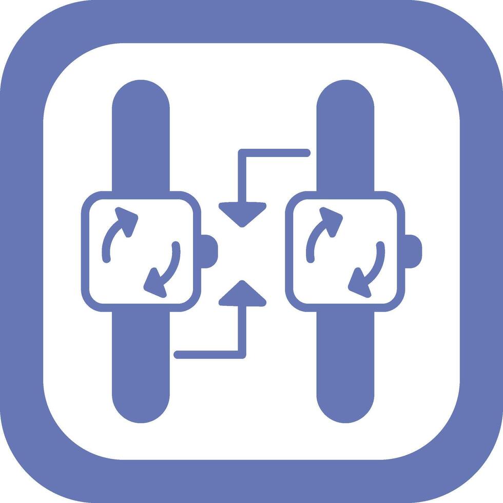 synchronisatie vector pictogram