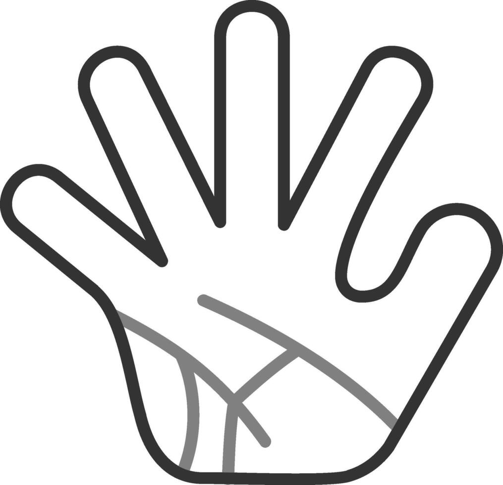 hand vector pictogram