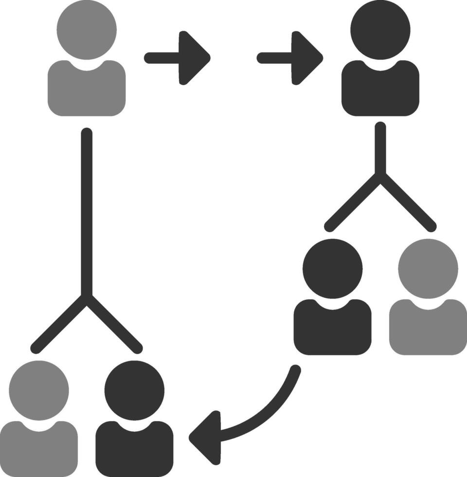 hiërarchie vector pictogram