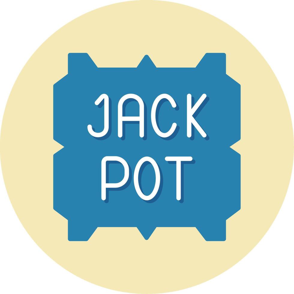 jackpot vector pictogram