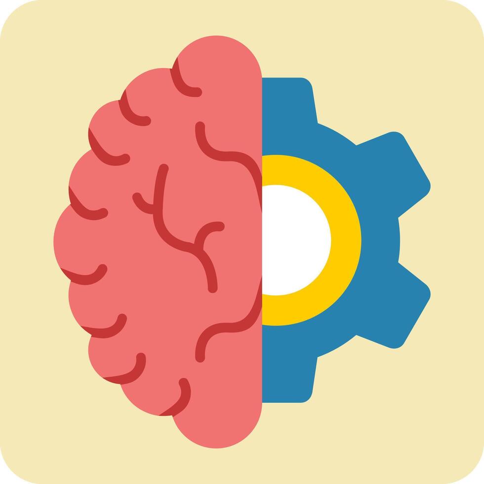 hersenen vector pictogram