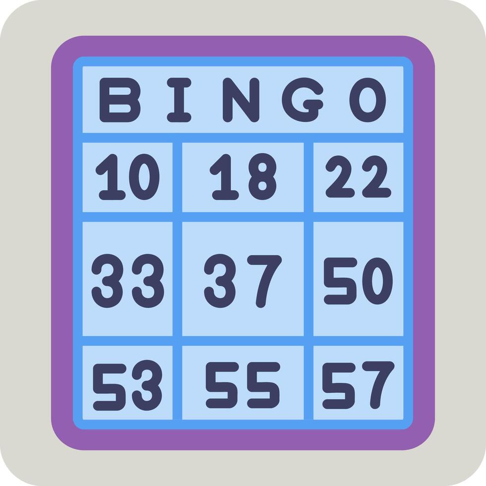 bingo vector icoon