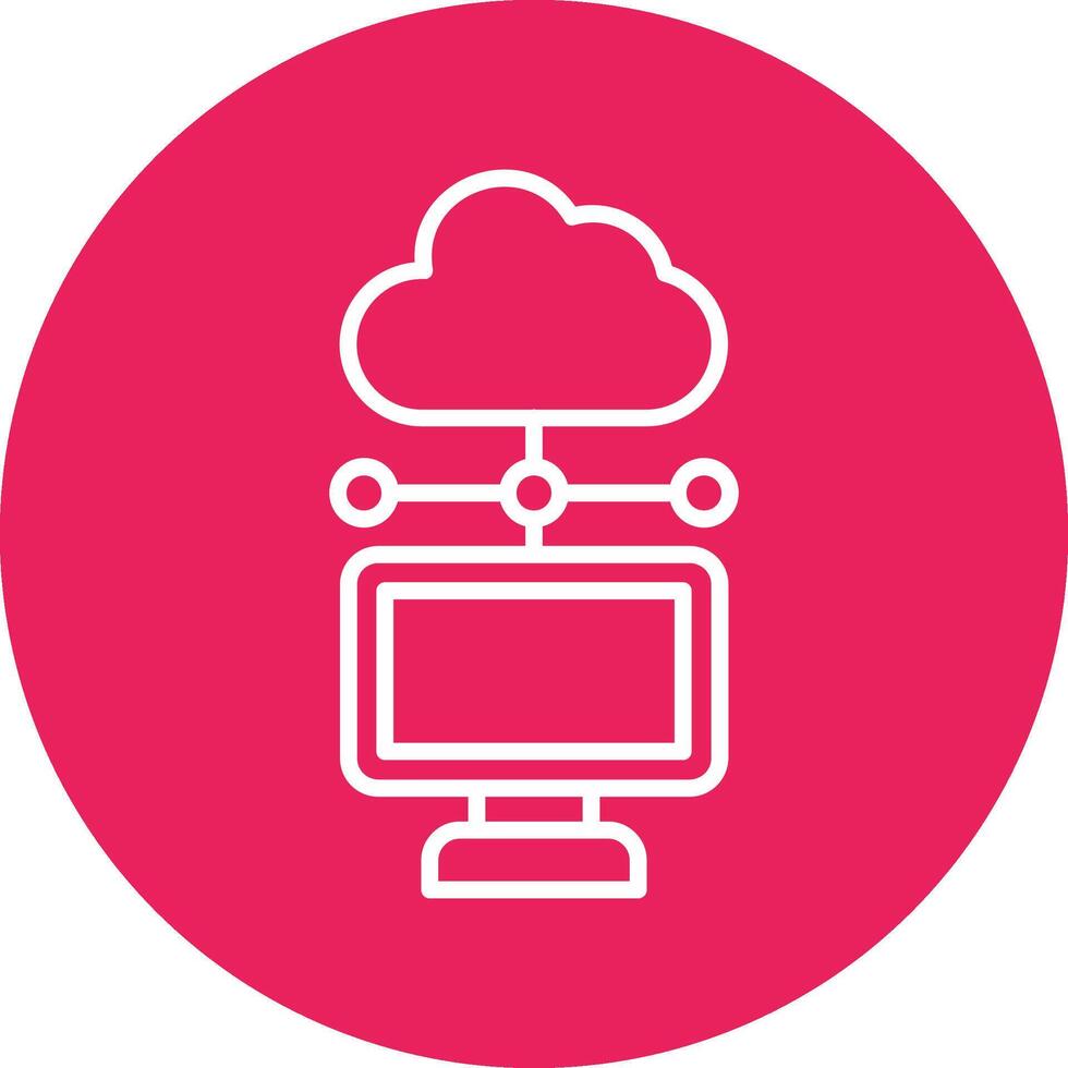 cloud computing vector icon