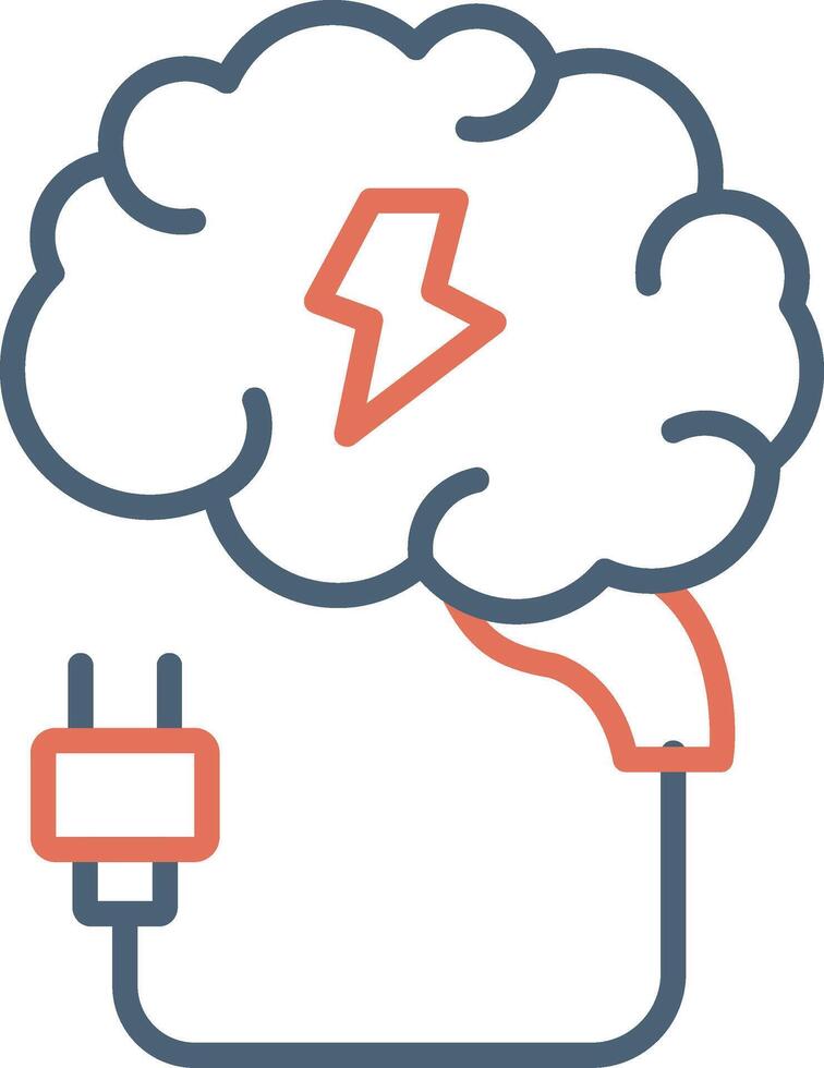 hersenen vector pictogram