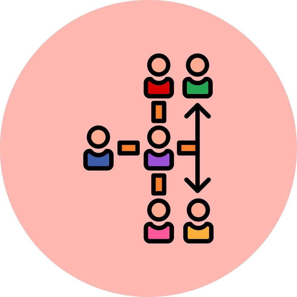 hiërarchie vector pictogram