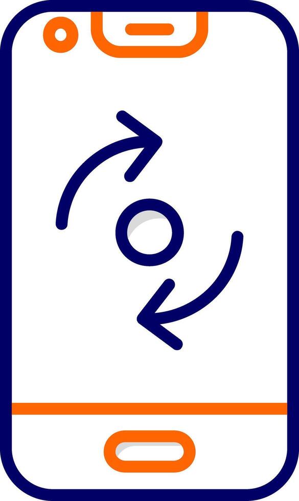 synchronisatie vector pictogram