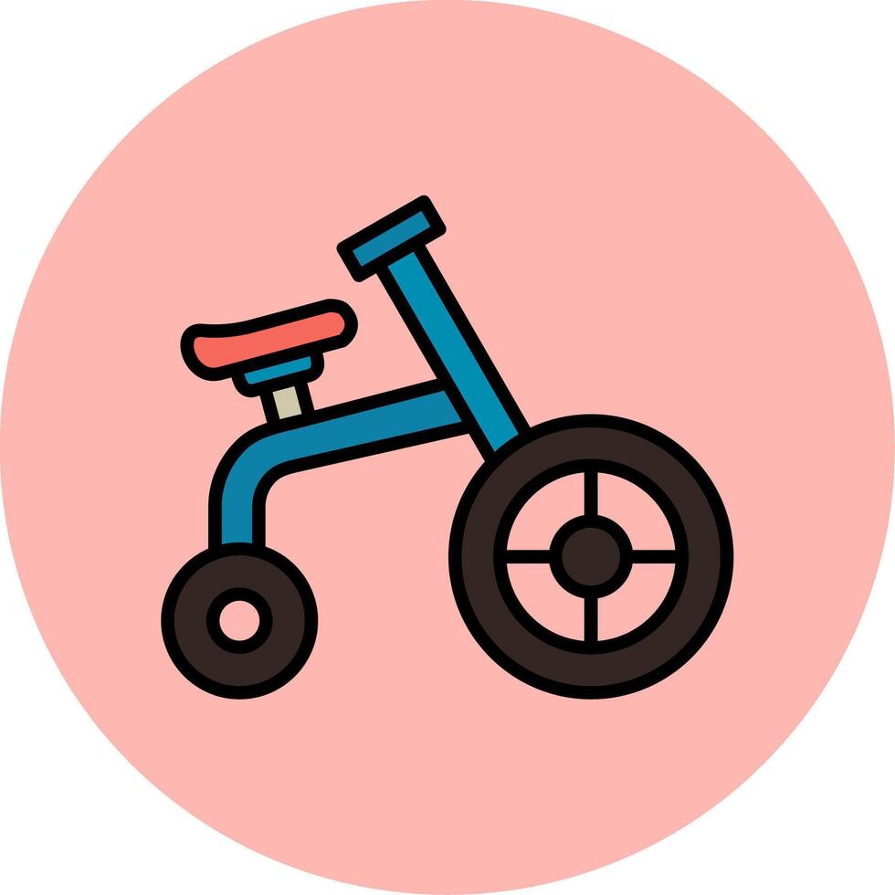 acrobatisch fiets vector icoon