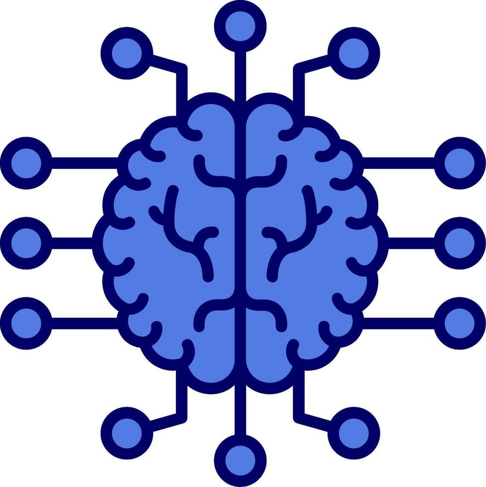 kunstmatig intelligentie- vector icoon