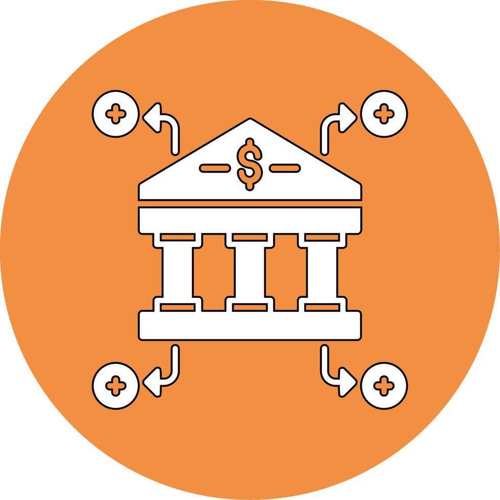 bank vector pictogram