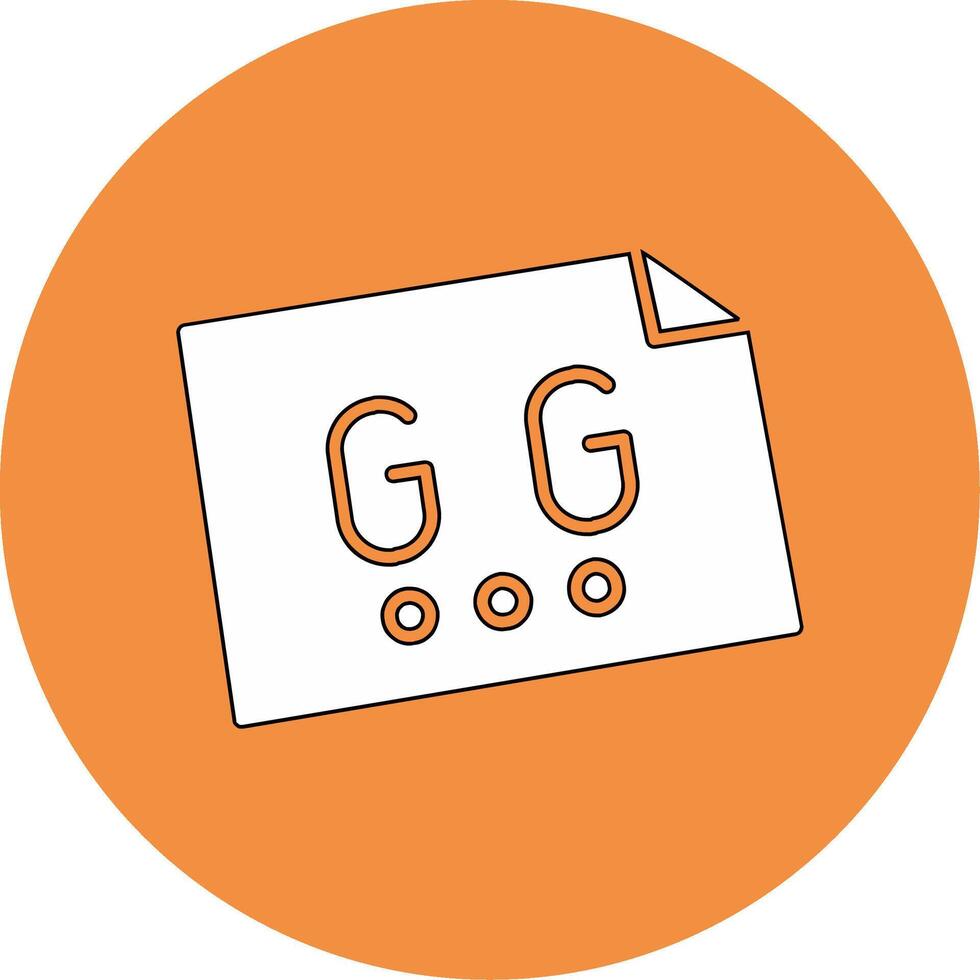 gg vector icoon