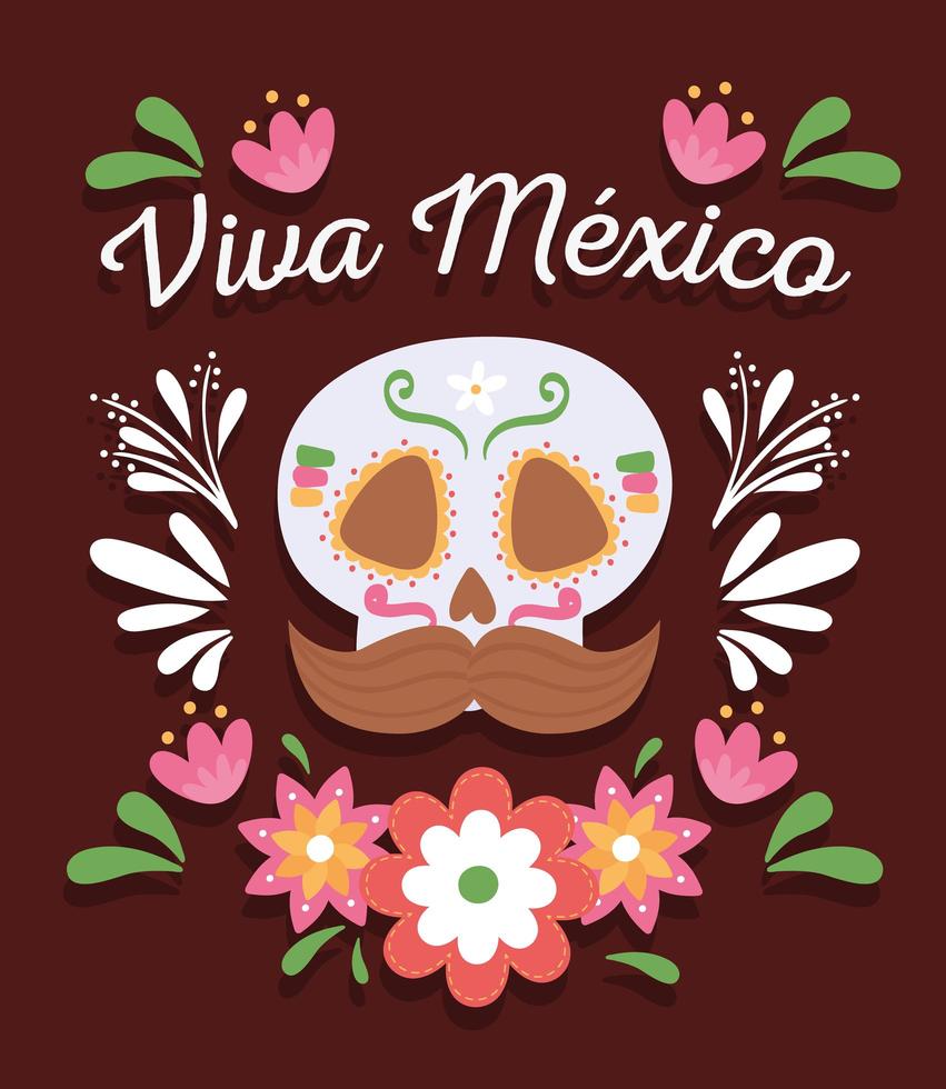 viva mexico kaart vector