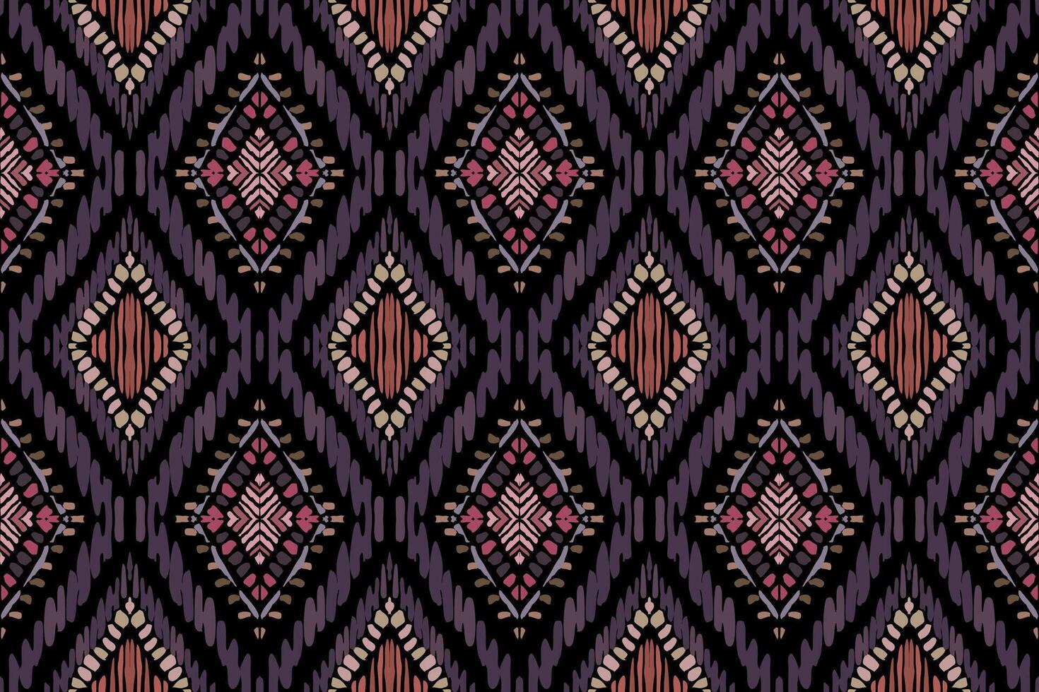 etnisch naadloos patroon ikat meetkundig Indisch stijl.tribal etnisch vector textuur. naadloos gestreept patroon in aztec stijl. indisch, zigeuner, afrikaans tapijt. Boheems.