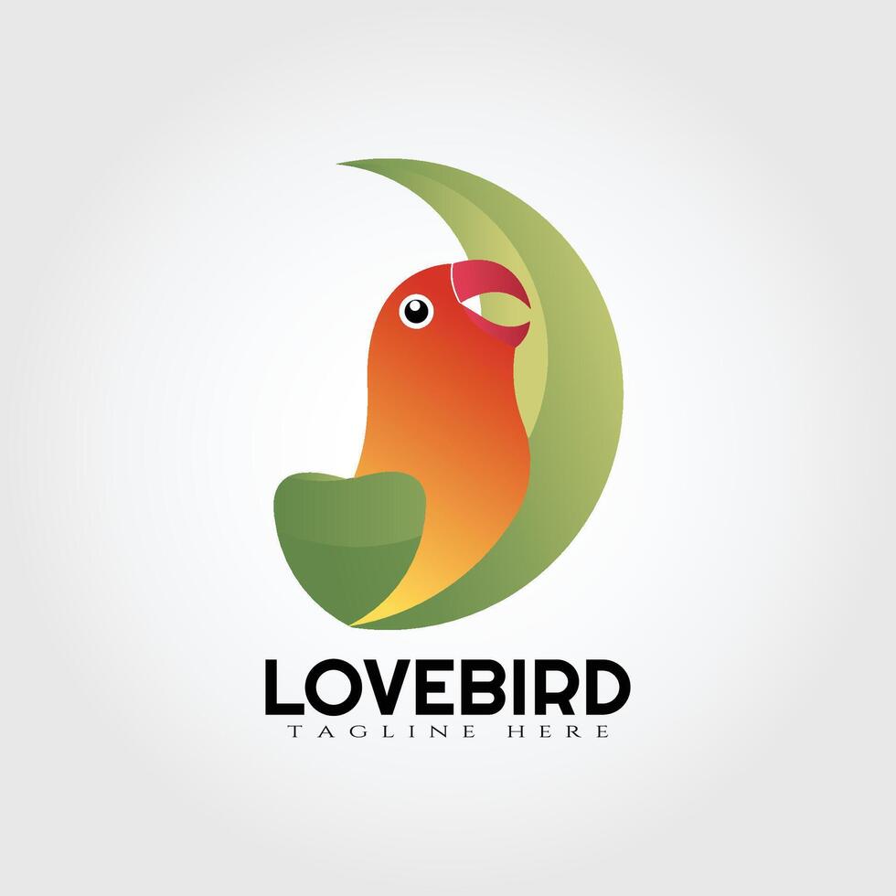 vogel of dwergpapegaai icoon voor web of app vector