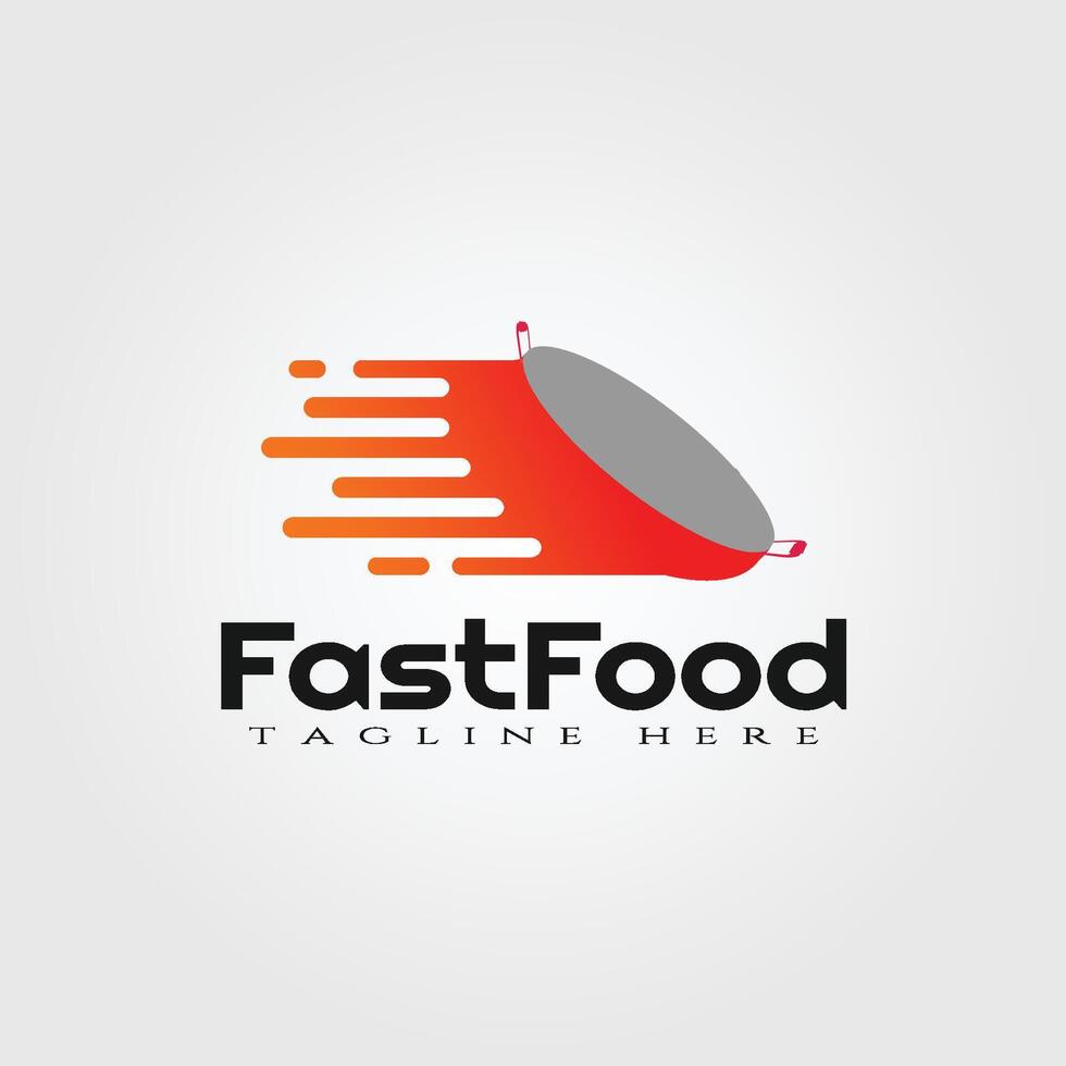 fast food pictogram vector