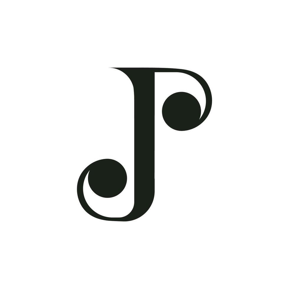 eerste jr brief logo vector sjabloon ontwerp. creatief abstract brief rj logo ontwerp. gekoppeld brief rj logo ontwerp.