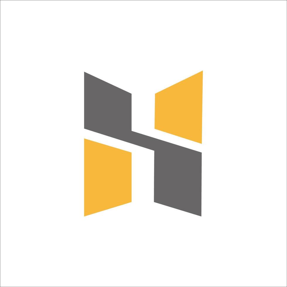eerste brief hs logo of sh logo vector ontwerp sjabloon