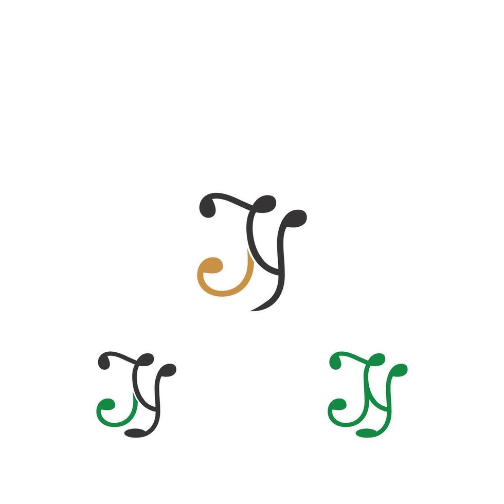 hj, jh, h en j abstract eerste monogram brief alfabet logo ontwerp. vector