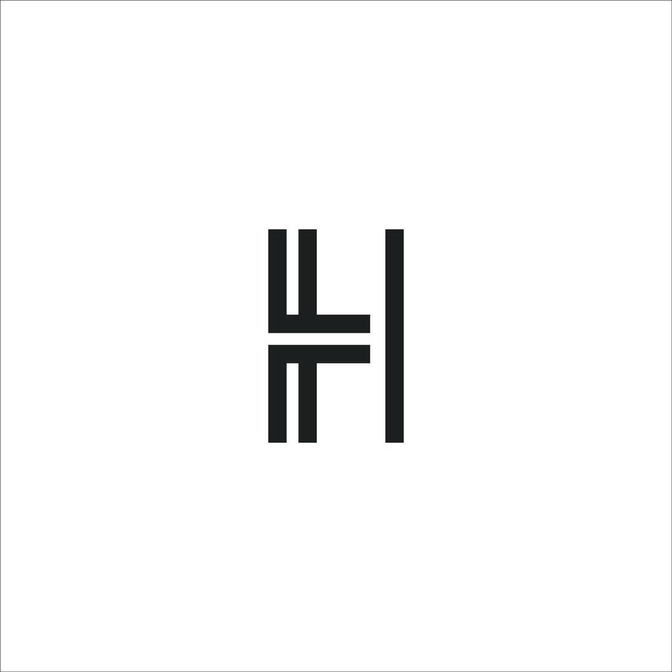 eerste brief hh logo of h logo vector ontwerp sjabloon