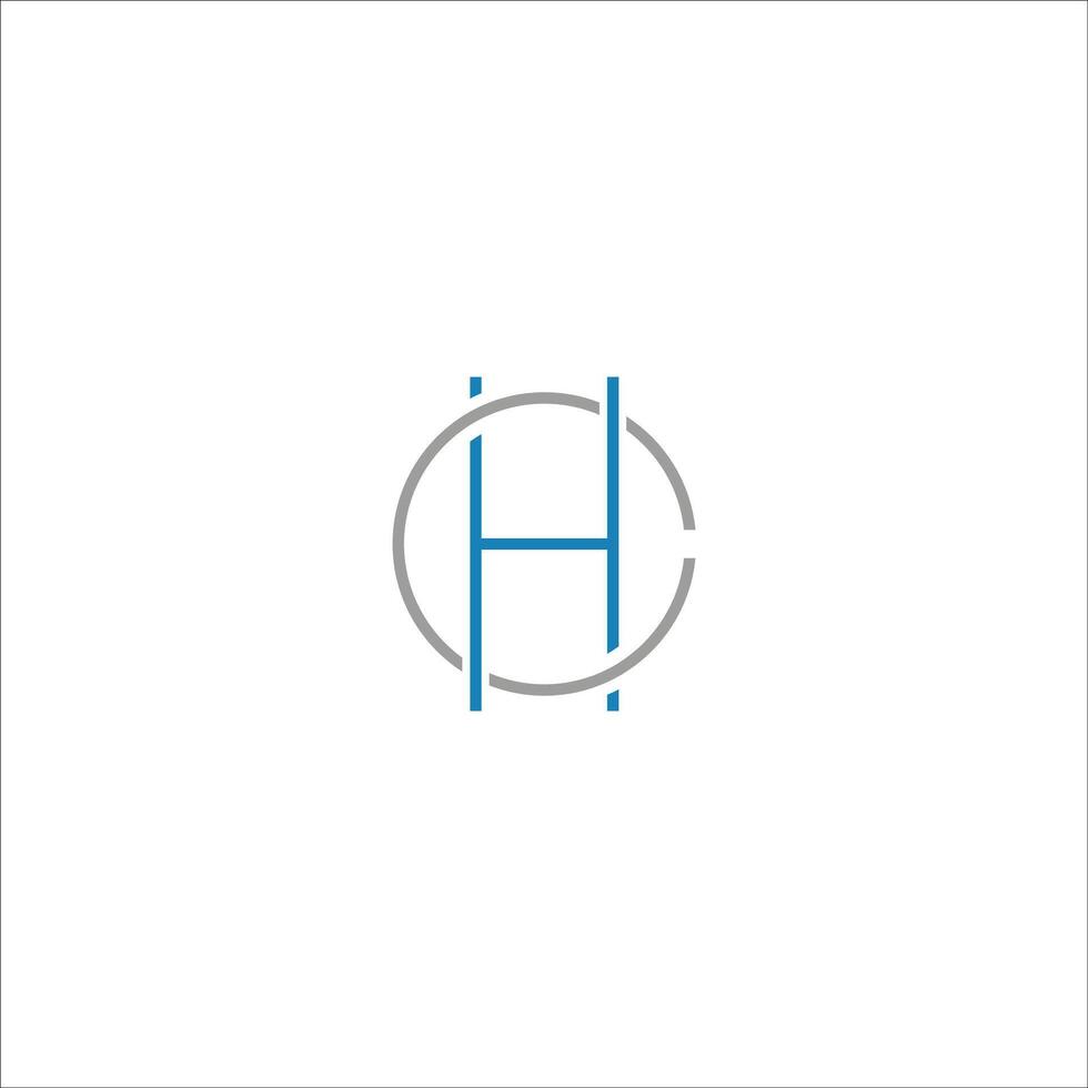 eerste brief hh logo of h logo vector ontwerp sjabloon