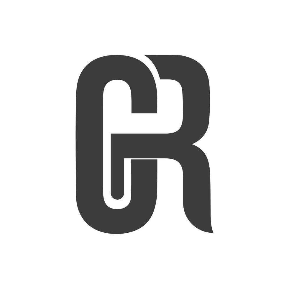 eerste gr brief logo met creatief modern bedrijf typografie vector sjabloon. creatief abstract brief rg logo ontwerp.