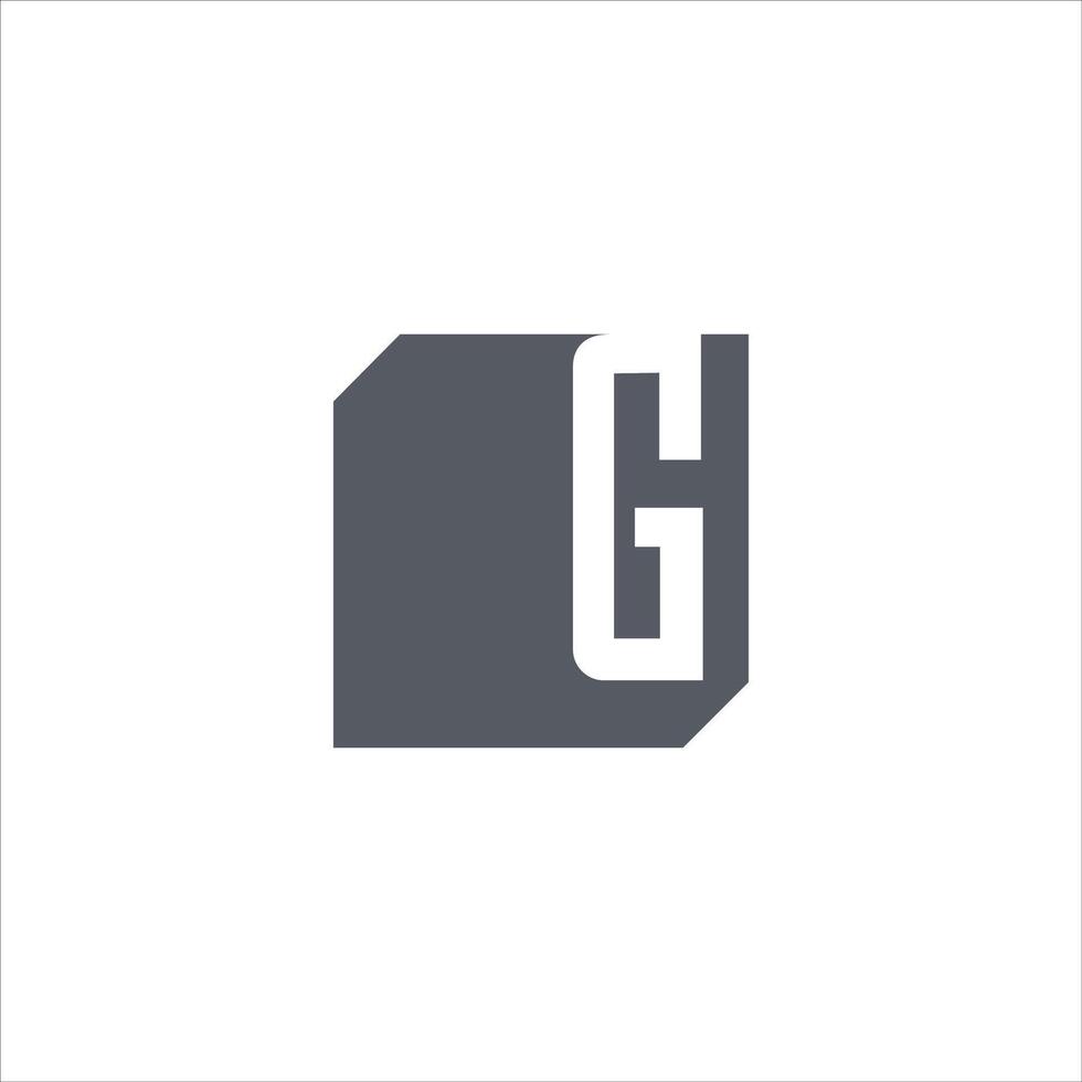 eerste brief gh of hg logo vector Sjablonen