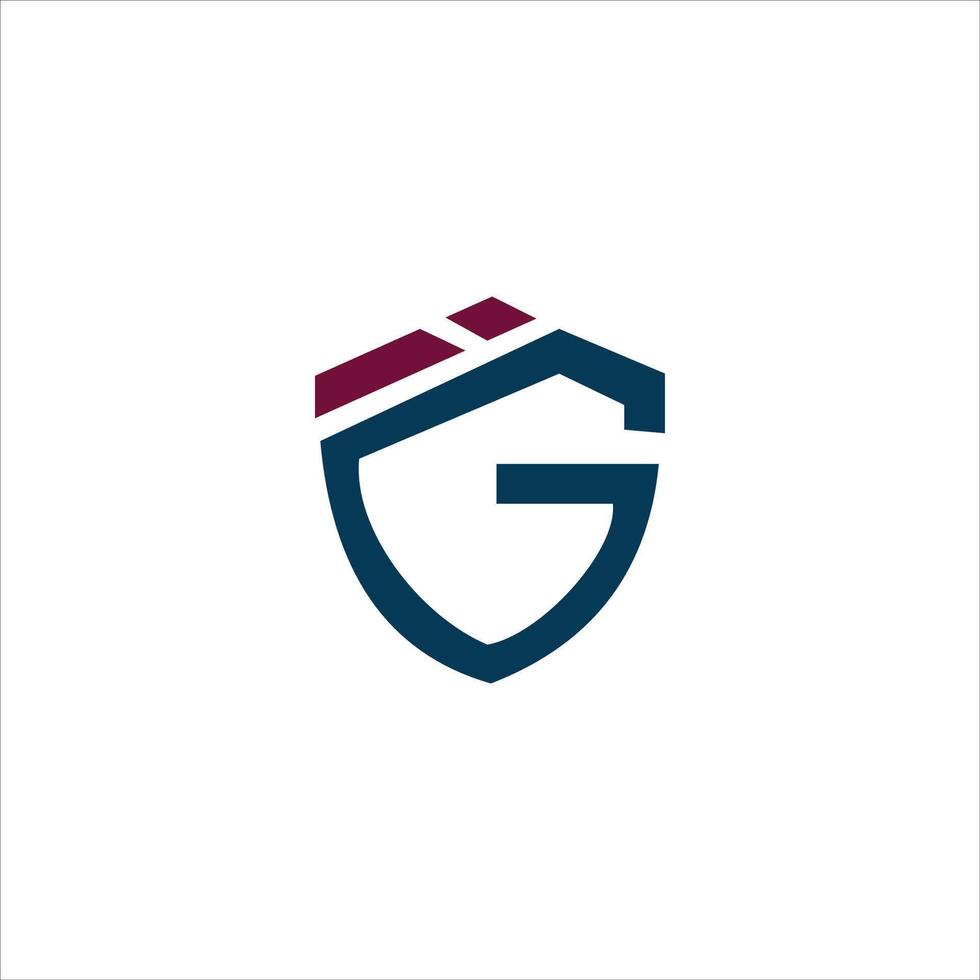 eerste brief g logo vector ontwerp