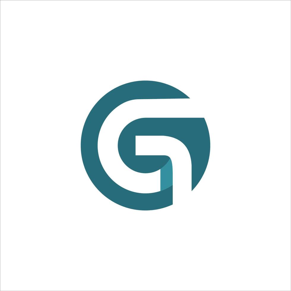 eerste brief g logo vector ontwerp