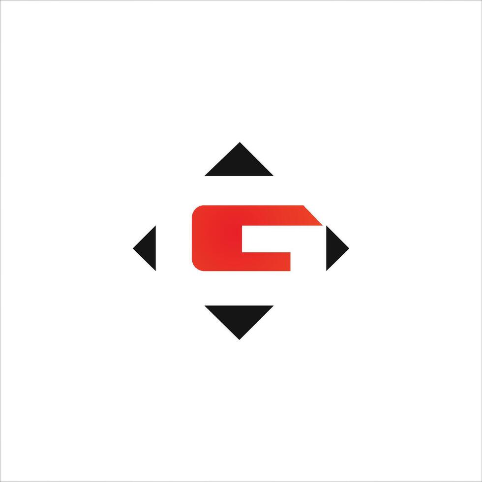 eerste brief g logo vector ontwerp