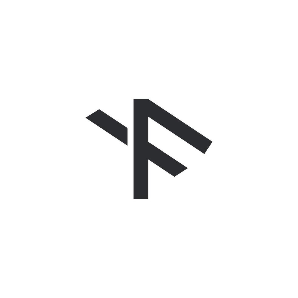 eerste brief fy logo of yf logo vector ontwerp sjabloon