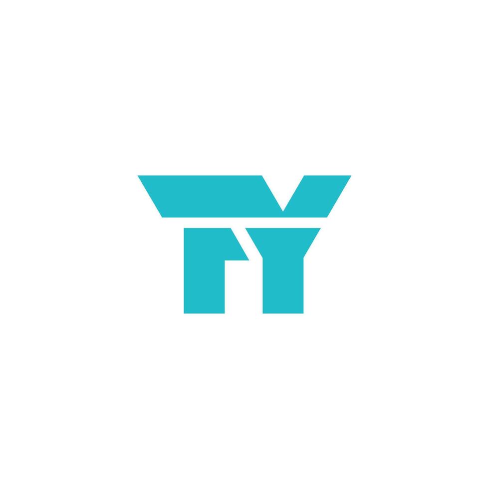 eerste brief fy logo of yf logo vector ontwerp sjabloon