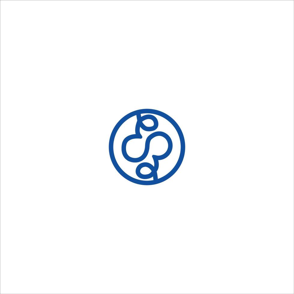 brief bijv of ge logo vector logo ontwerp