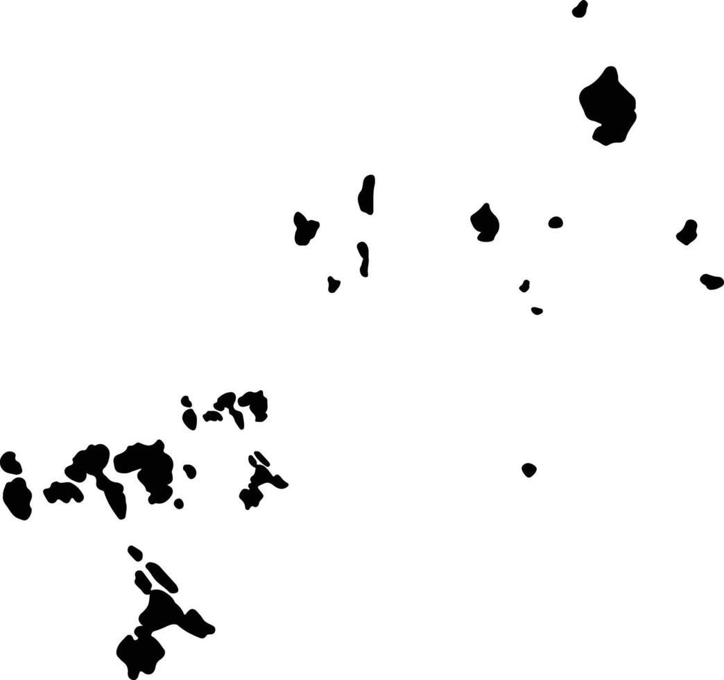 kepulauan riau Indonesië silhouet kaart vector