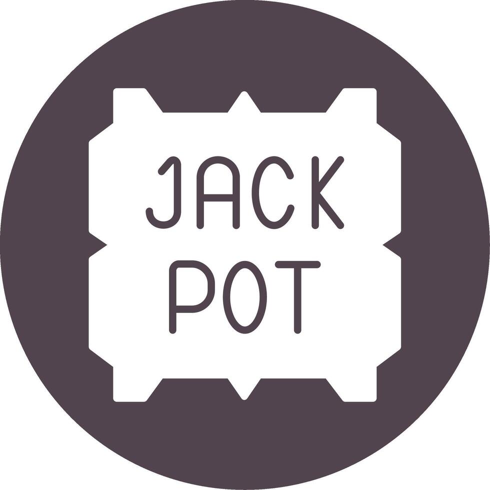 jackpot vector pictogram