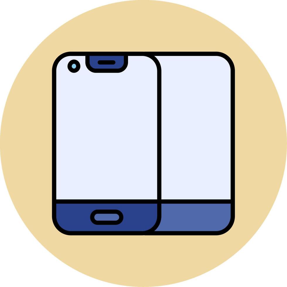 opvouwbaar telefoon vector icoon