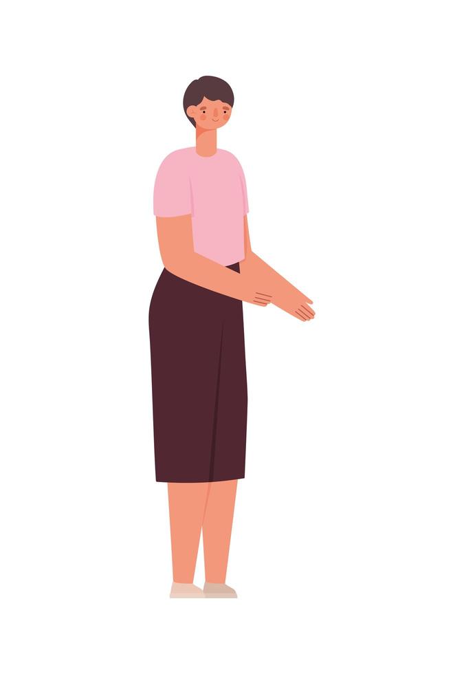 mooie vrouw illustratie vector