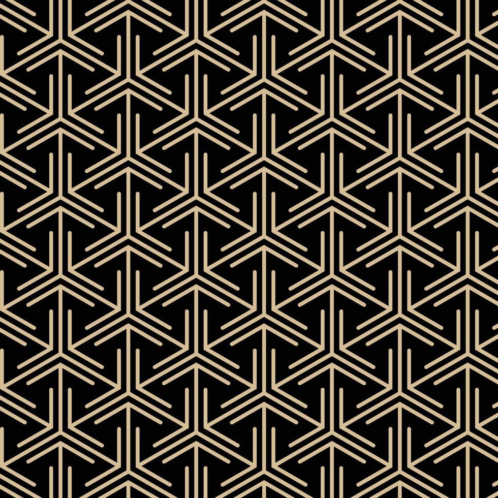 meetkundig naadloos patronen. abstract meetkundig zeshoekig grafisch ontwerp afdrukken naadloos meetkundig kubussen patroon. vector